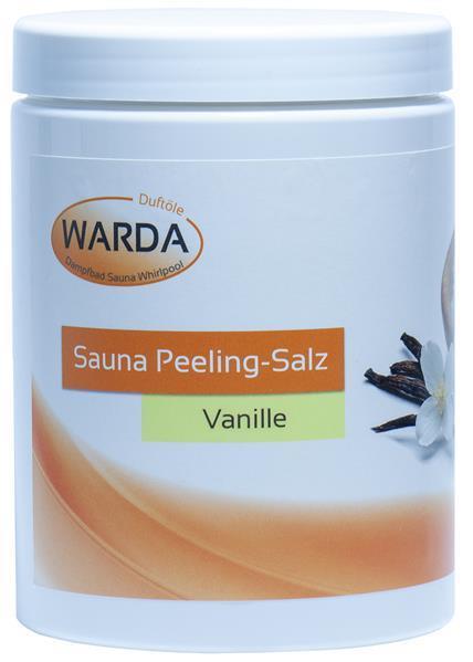 Sauna- und Peelingsalz Vanille