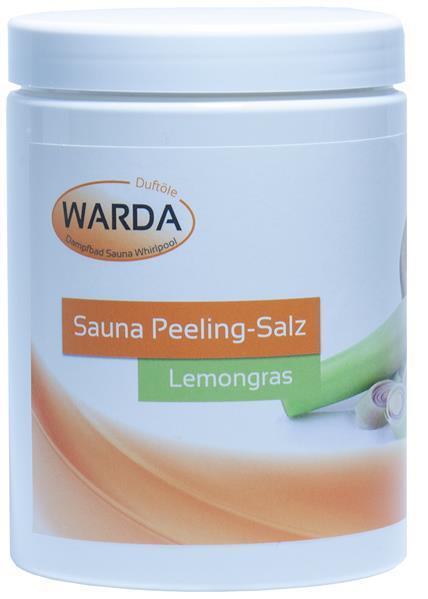 Sauna- und Peelingsalz Lemongras